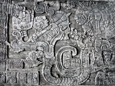 Copan Ruins Maya carvings