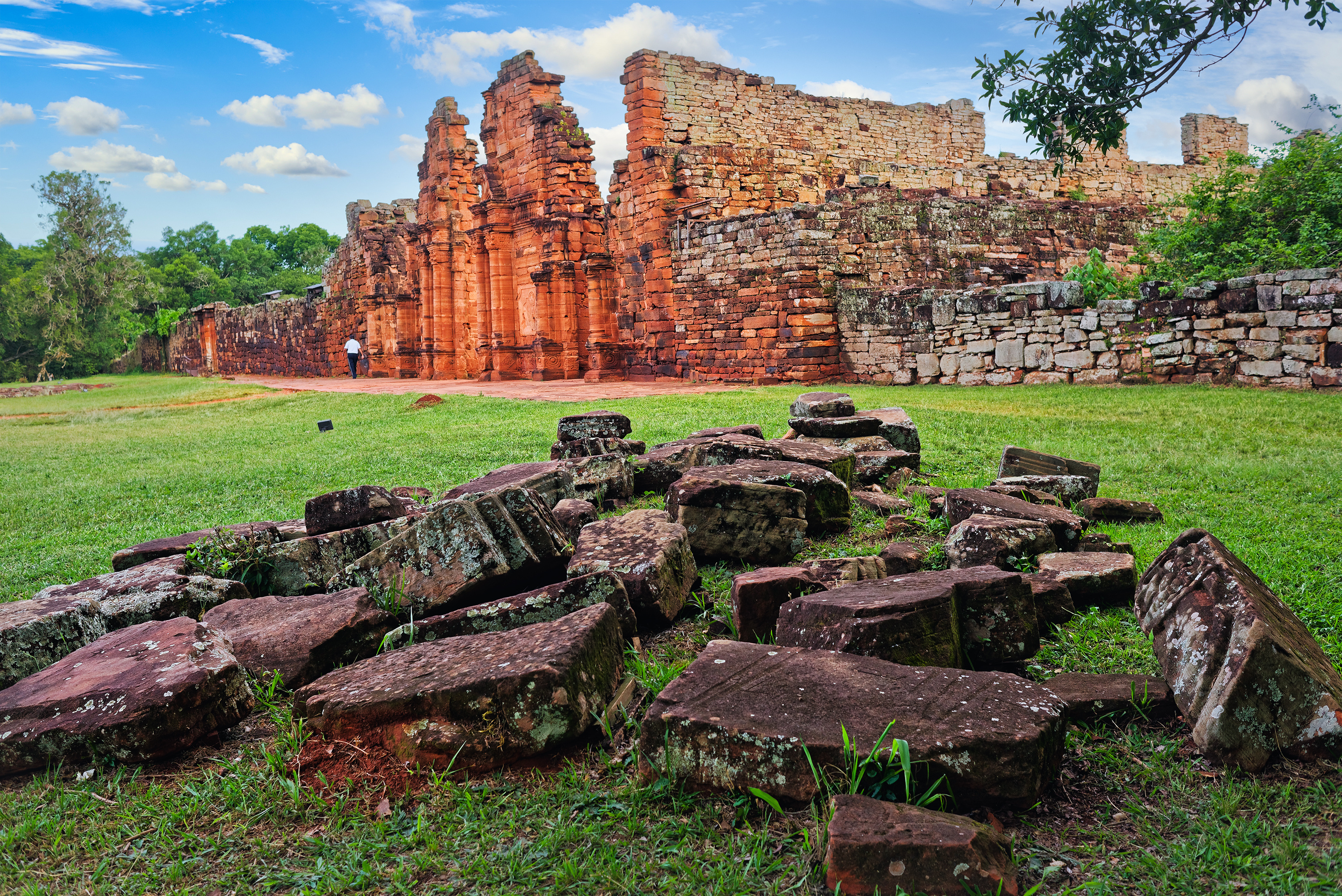 Argeintina Ruins Of The Jesuit Reduction San Ignacio Mini Of The Guaranisi