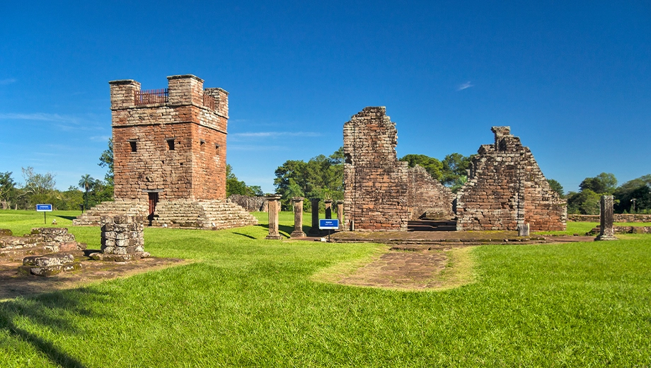 Ruins of the Jesuit Guarani reduction La Santisima Trinidad de Parana