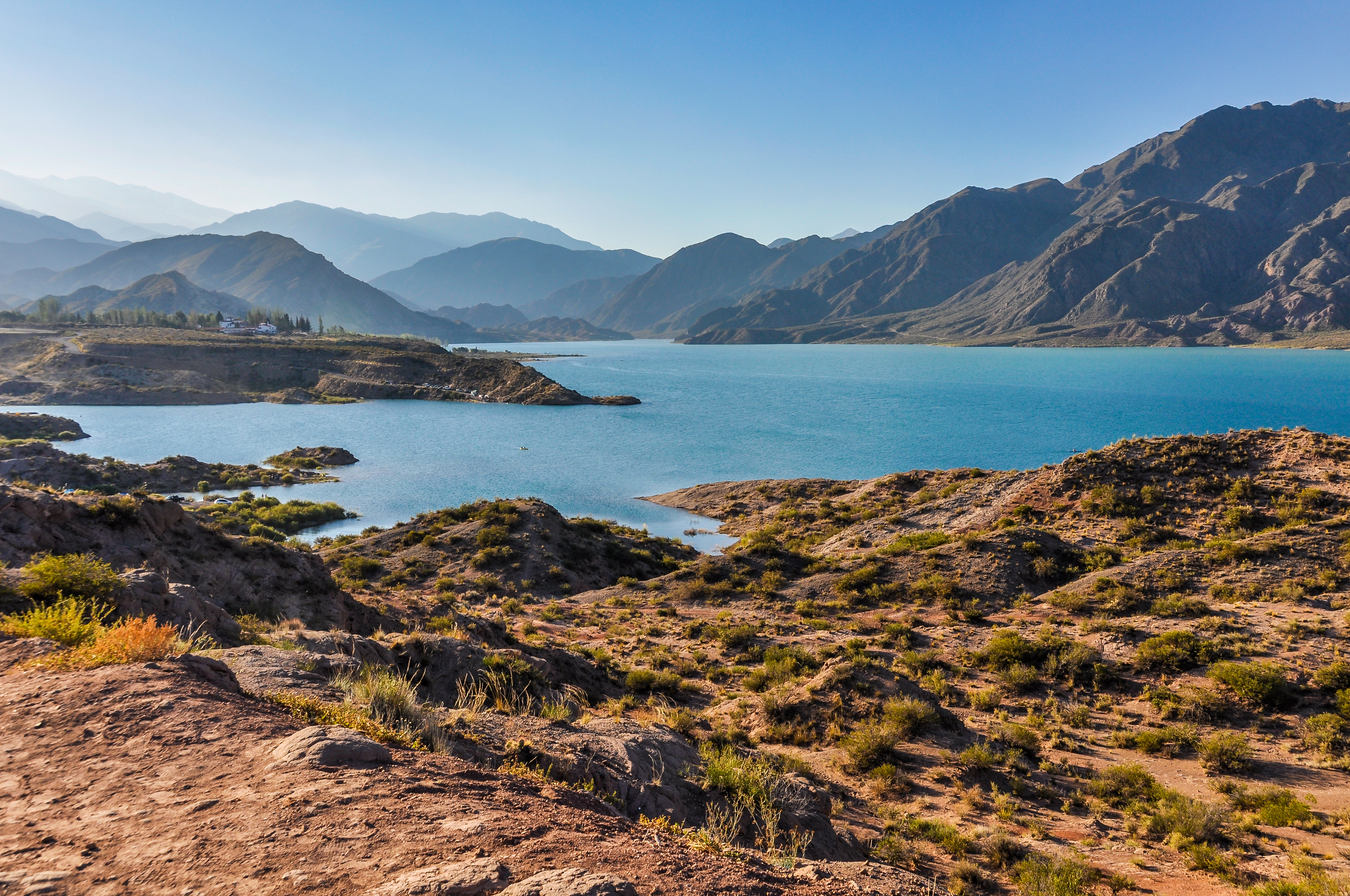 Argentina, Mendoza, Potrerillos Dam,