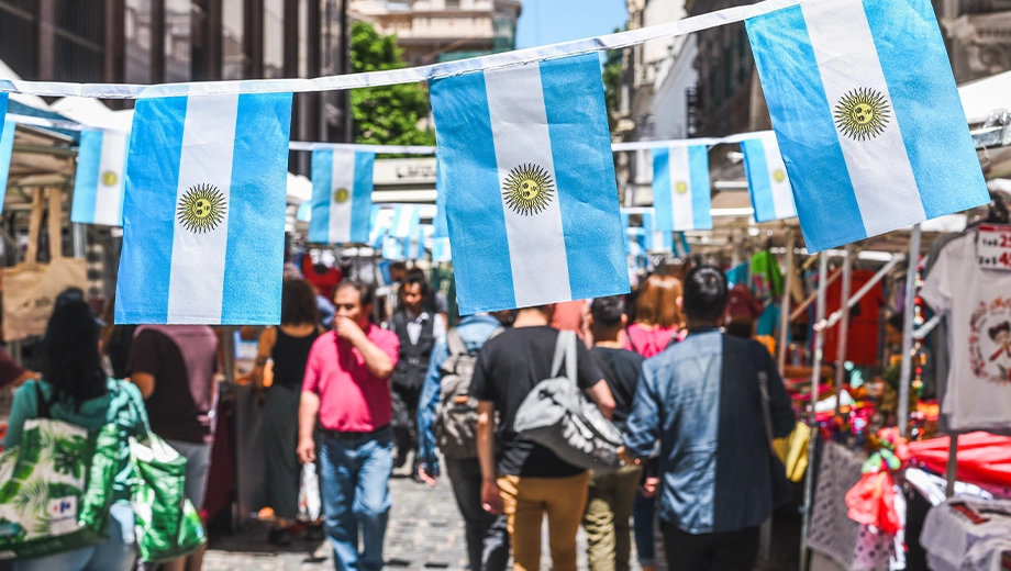 Market in San Telmo, Buenos Aires