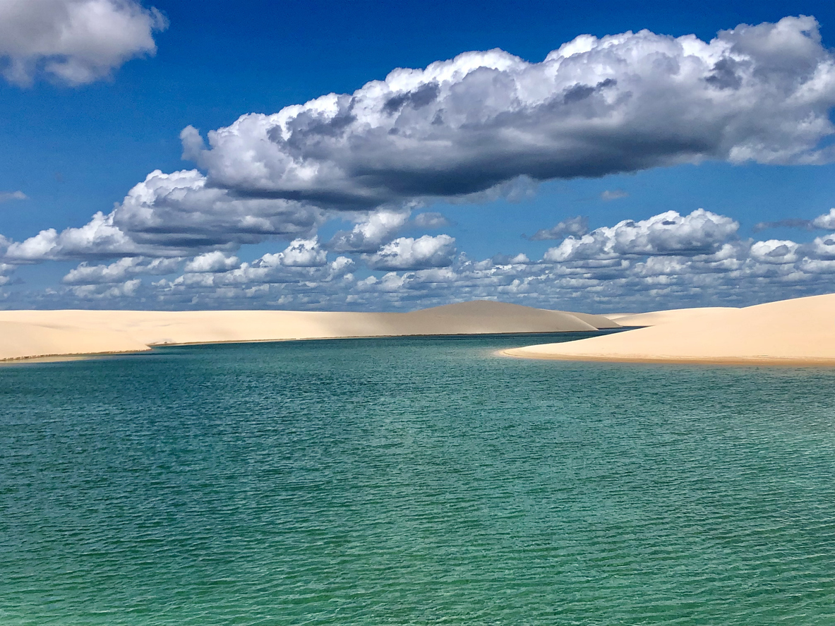 Lençóis Maranhenses beautiful lagoon