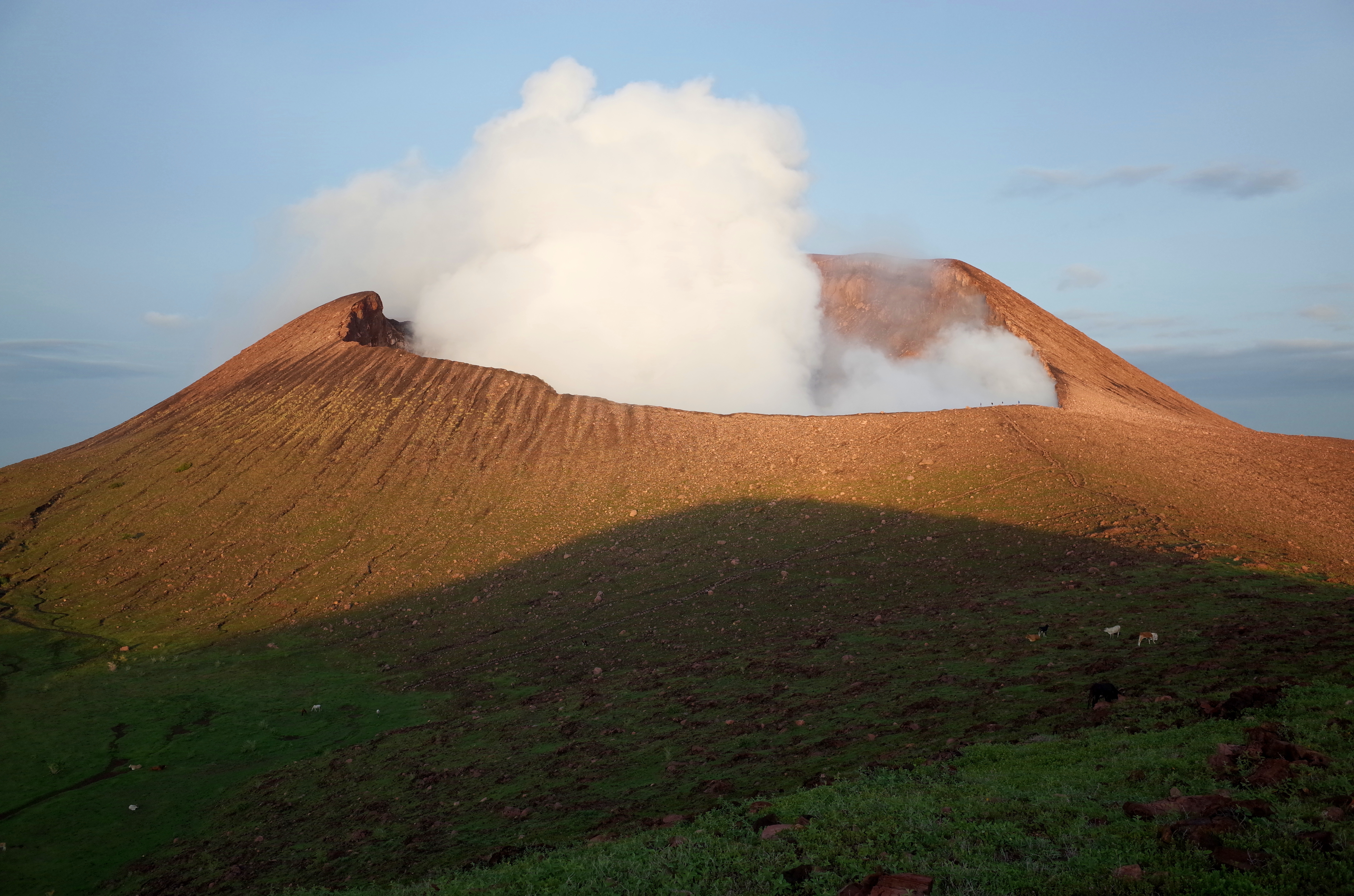 Nicaragua, Volcan Telica Near Leon An Active Volcano