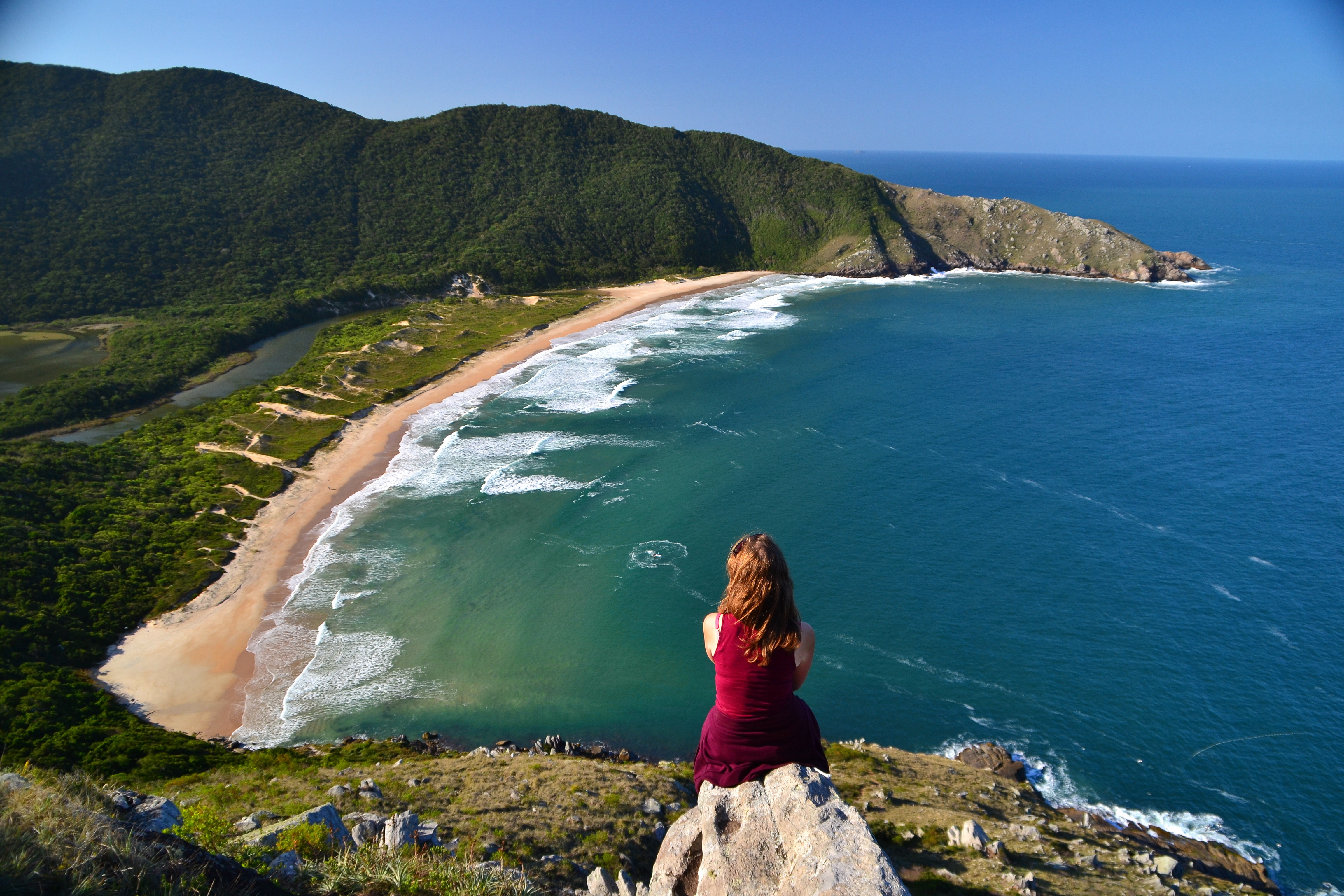 Brazil, Lagoinha Do Leste Beach On Florianopolis