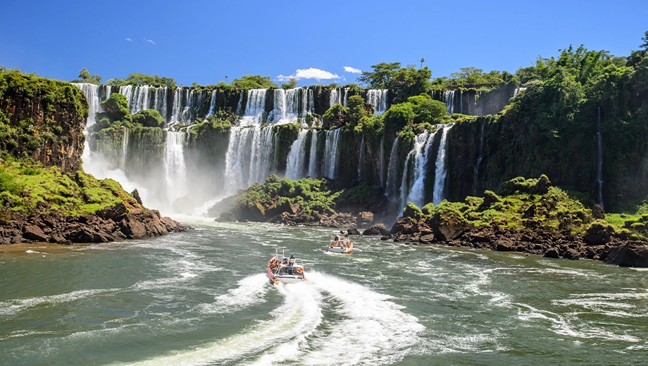 Boat rides, Argentina side of Iguazu Falls