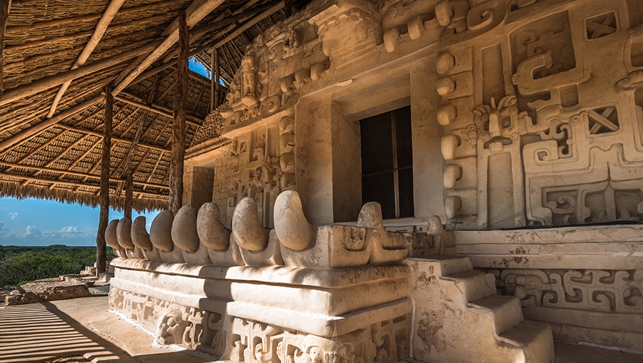 Acropolis, the largest structure at Ek' Balam ruins