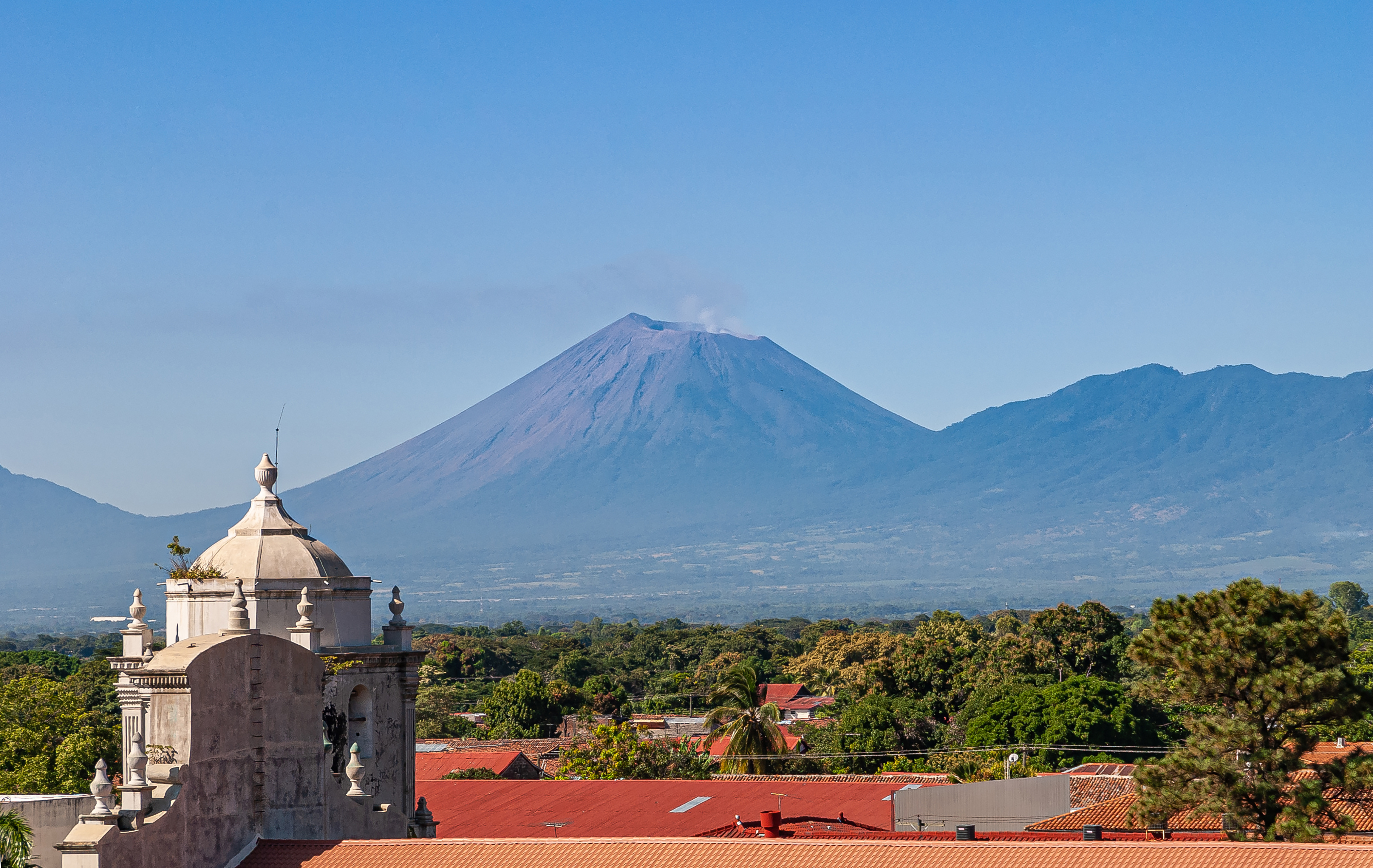 Nicaragua, Leon, Telica Volcano Towers