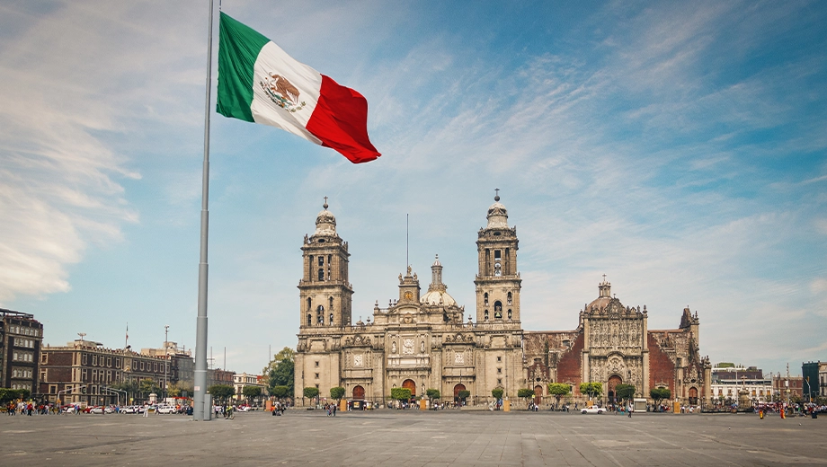 Zocalo & Metropolitan Cathedral, Mexico City