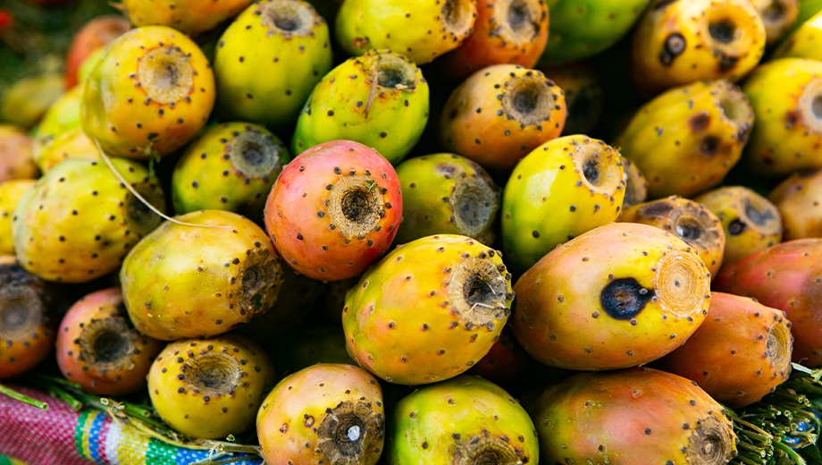 Tuna fruits at a local market