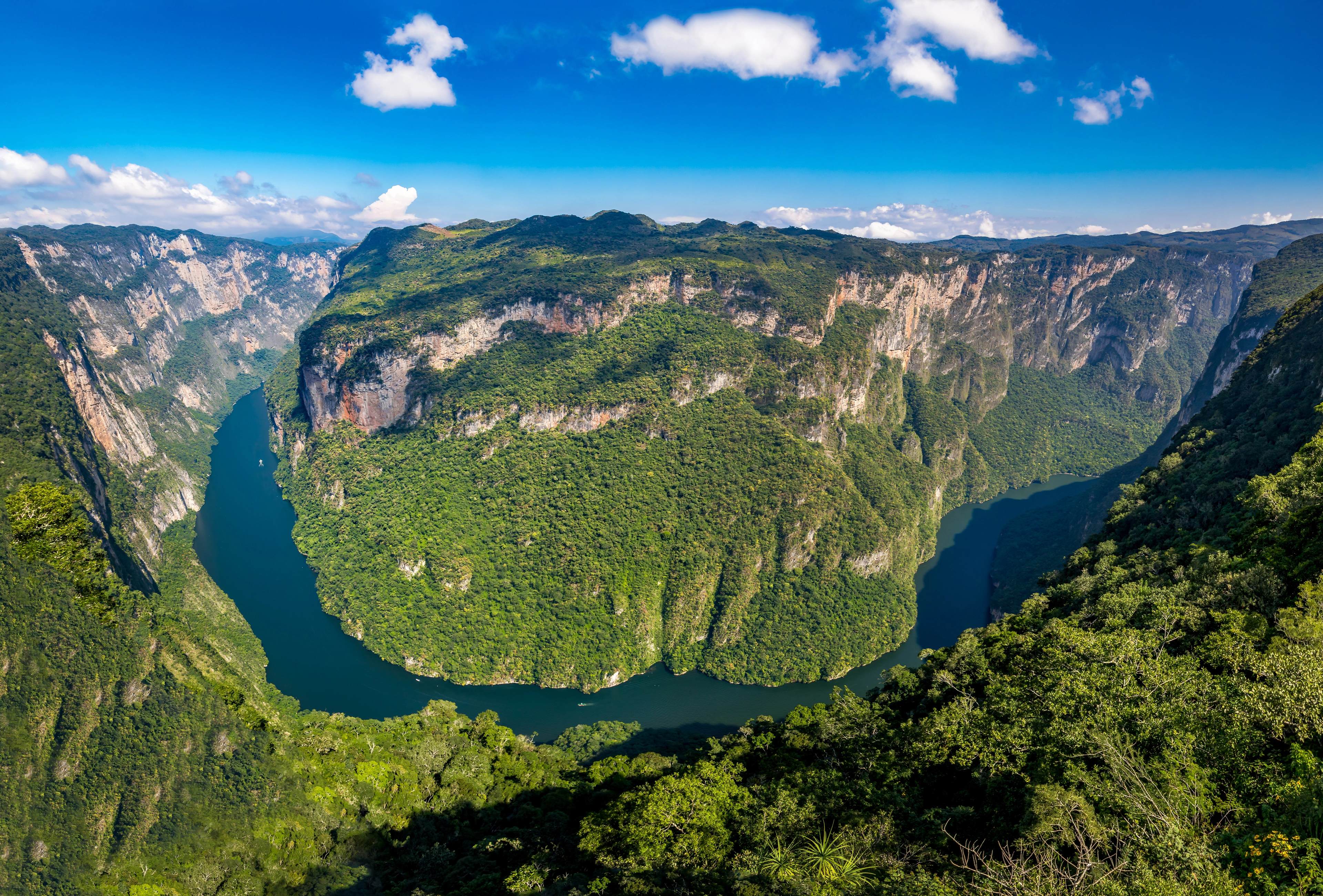 View from above the Sumidero Canyon