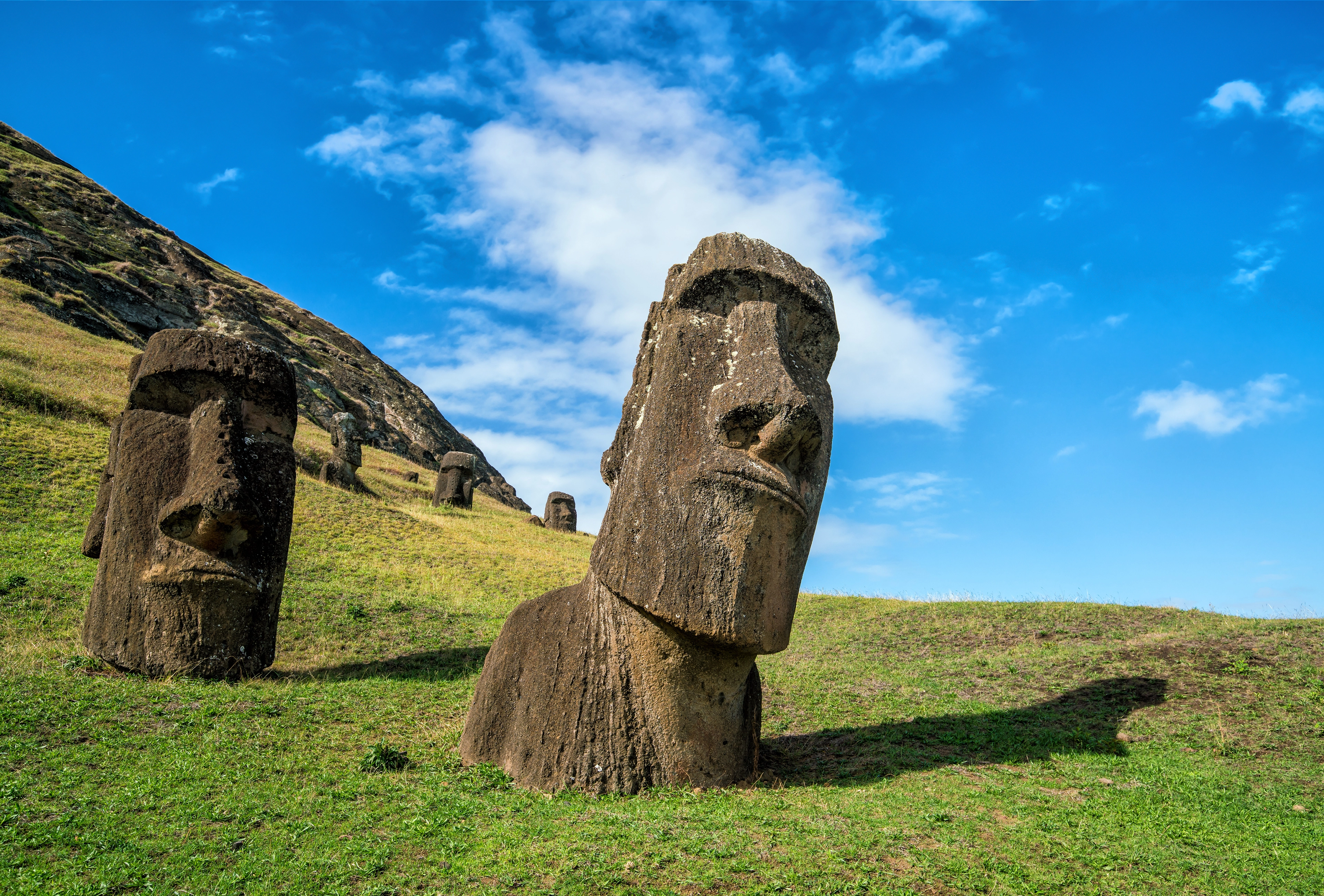 Chile Moai Statues Easter Island