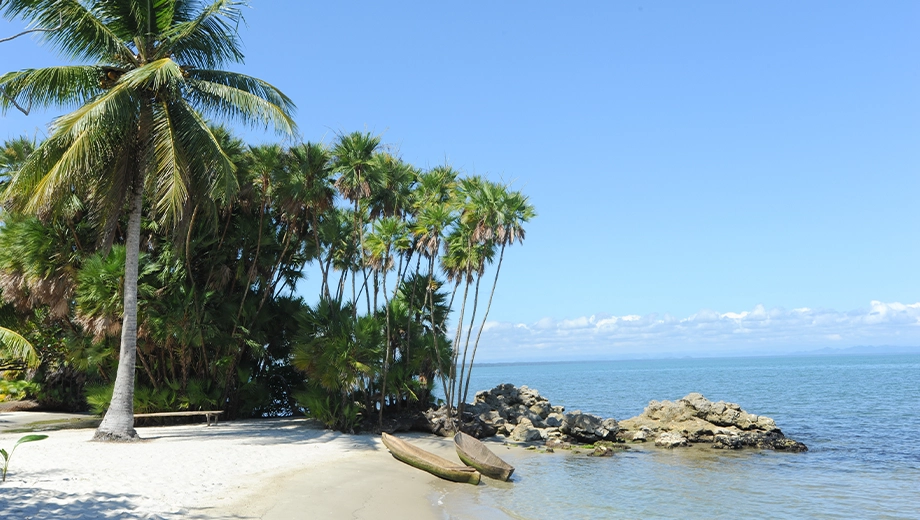 Beach of Playa Blanca near Livingston