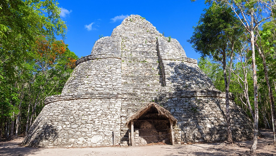 Xaibe pyramid in Coba