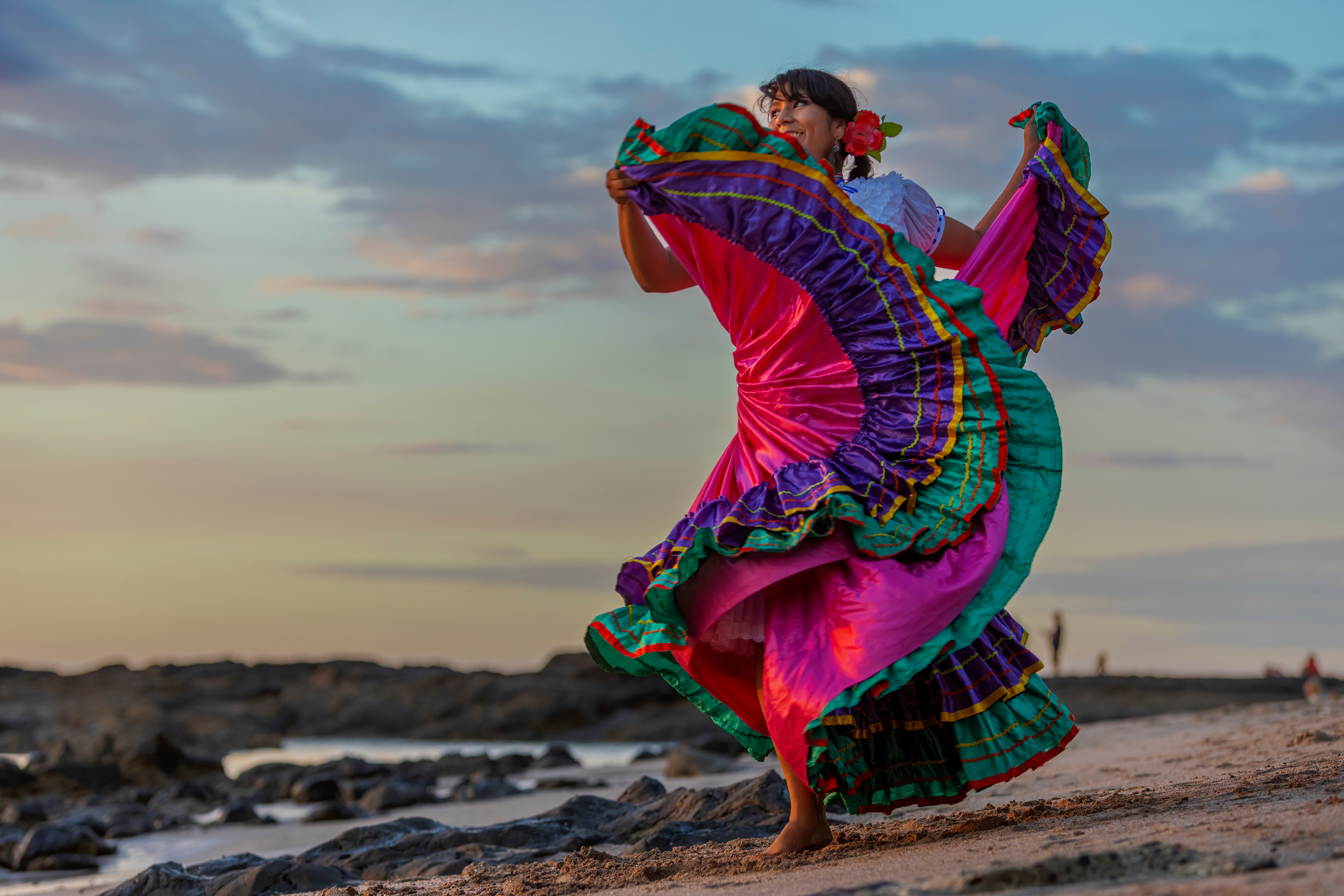 Costa Rica, Guanacaste Dancer Regional Dress