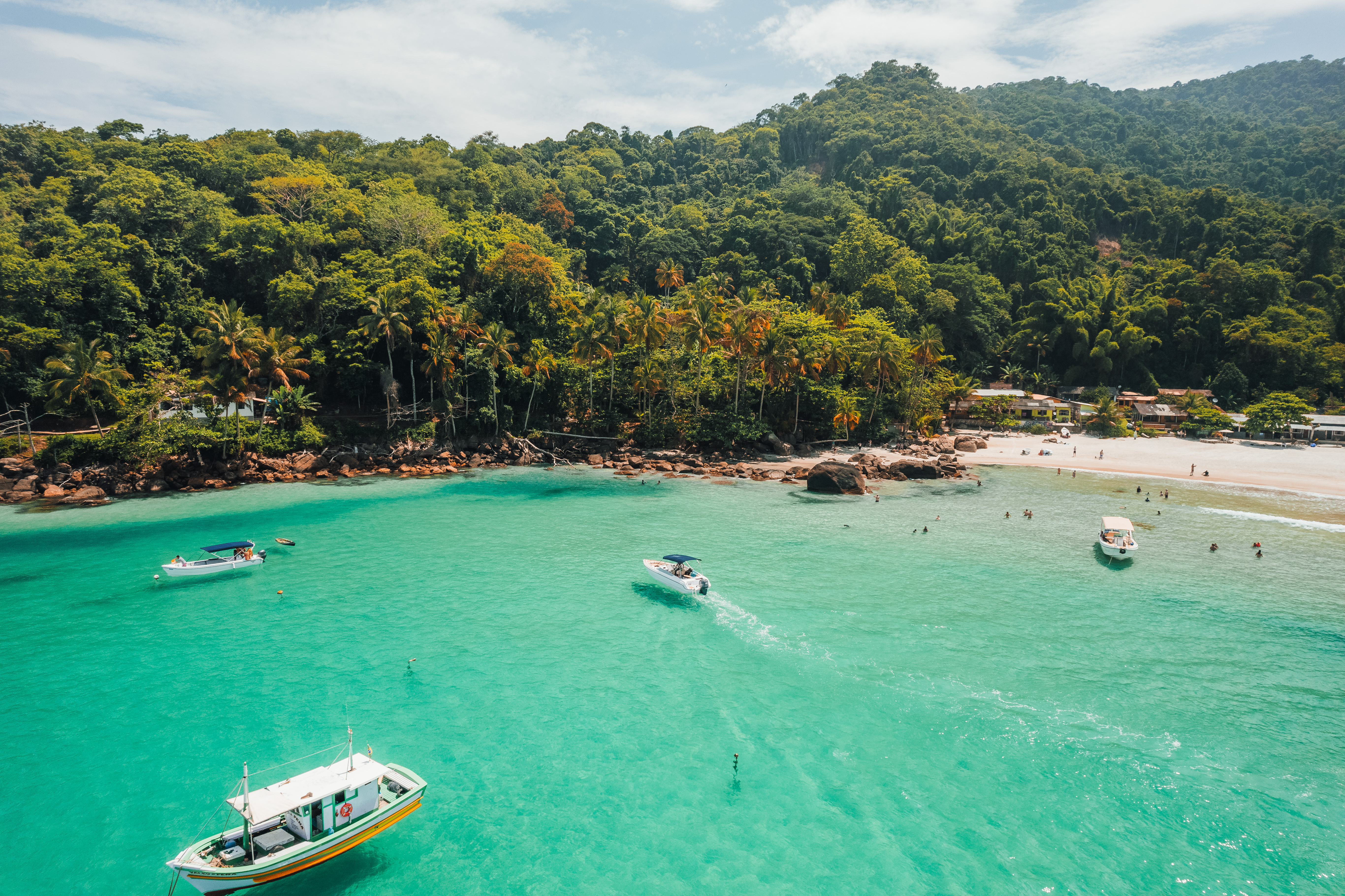 Brazil Big Island Ilha Grande Aventureiro Beach Angra Dos Reis, Rio De Janeiro,