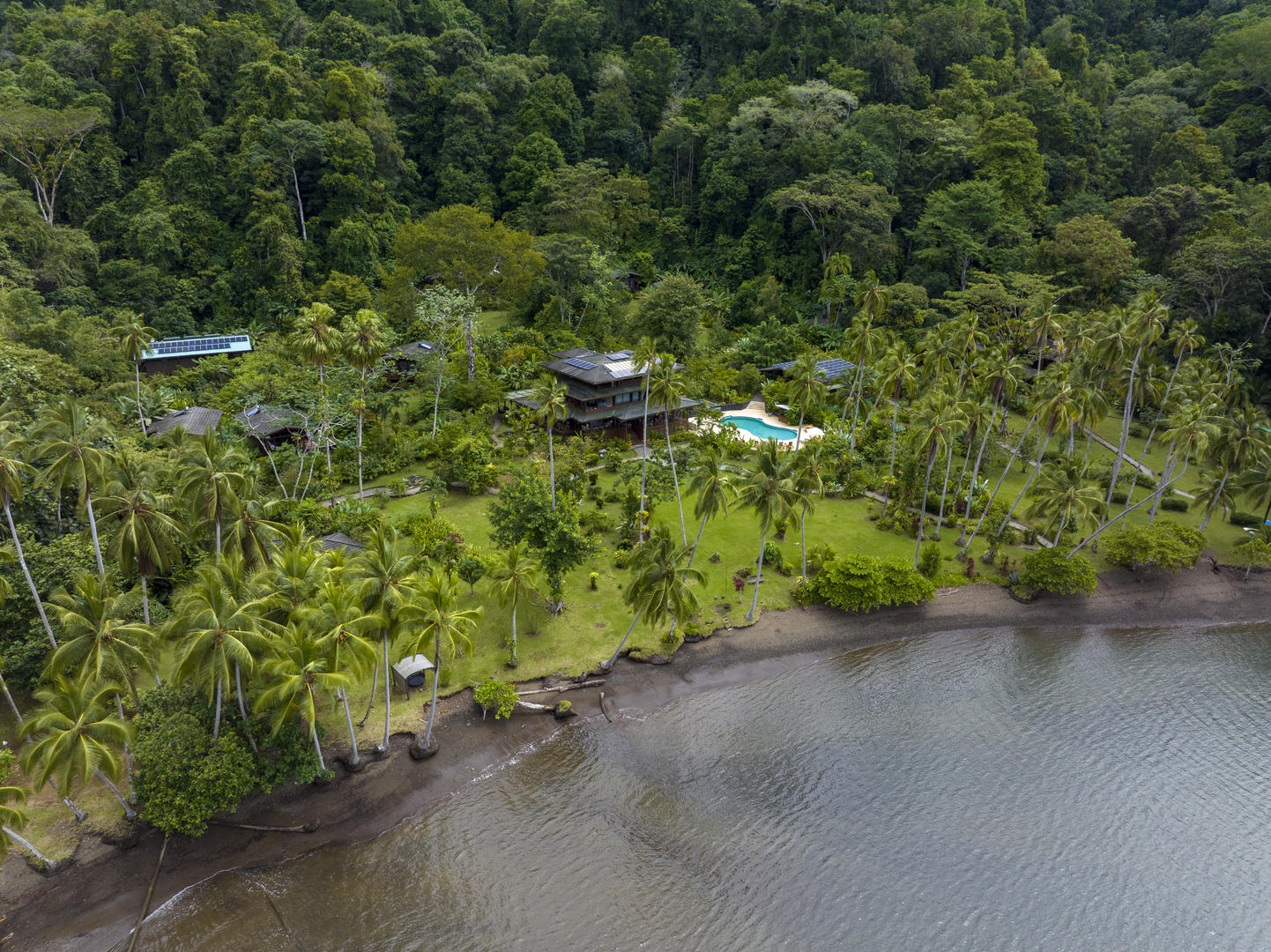 Playa Cativo Ariel View of Property