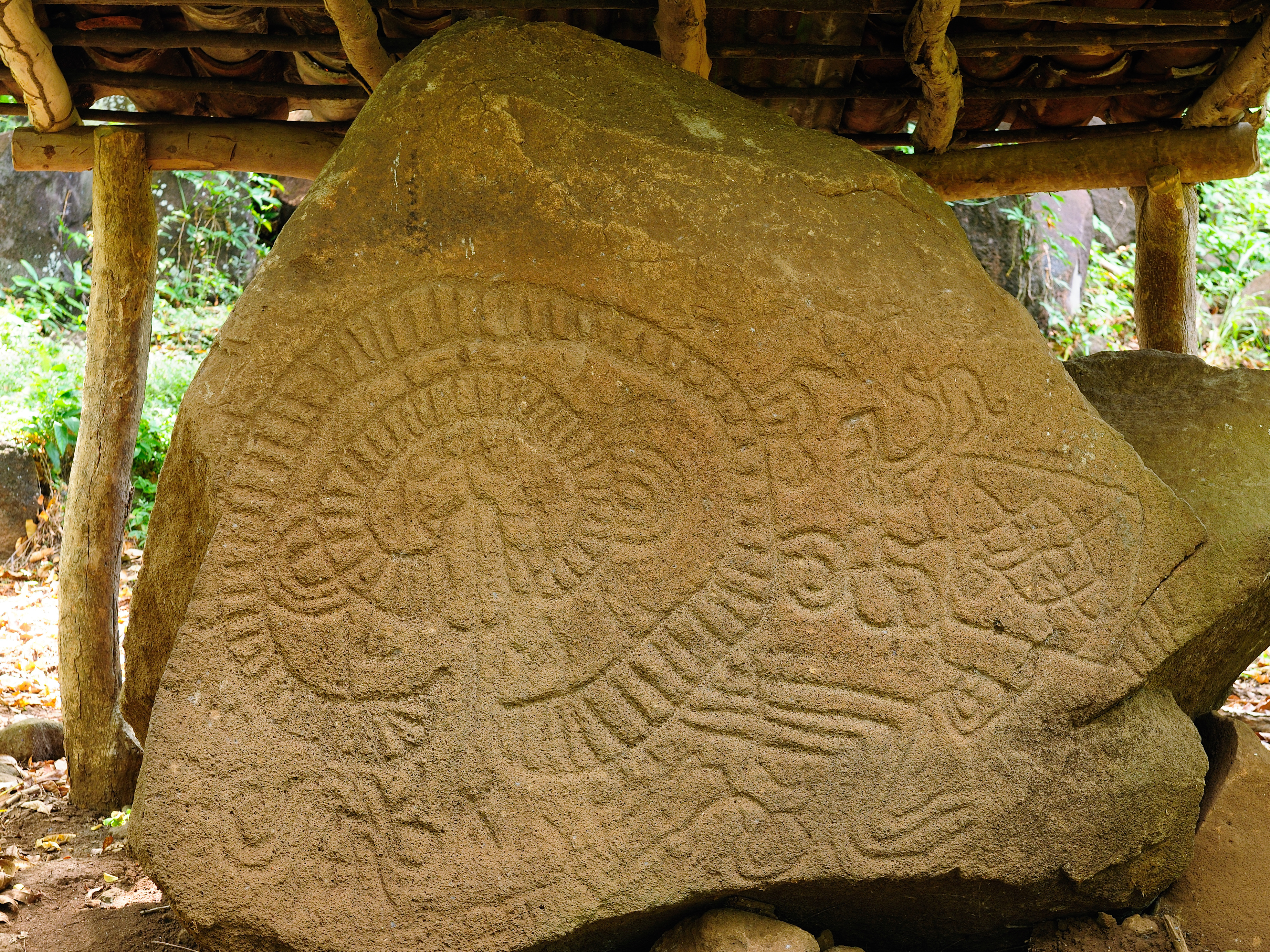 Nicaragua, Petroglyphs On An Ometepe Island