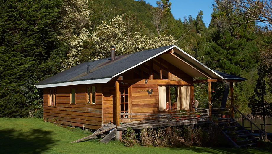 Cottage, edge of Lago Yelcho