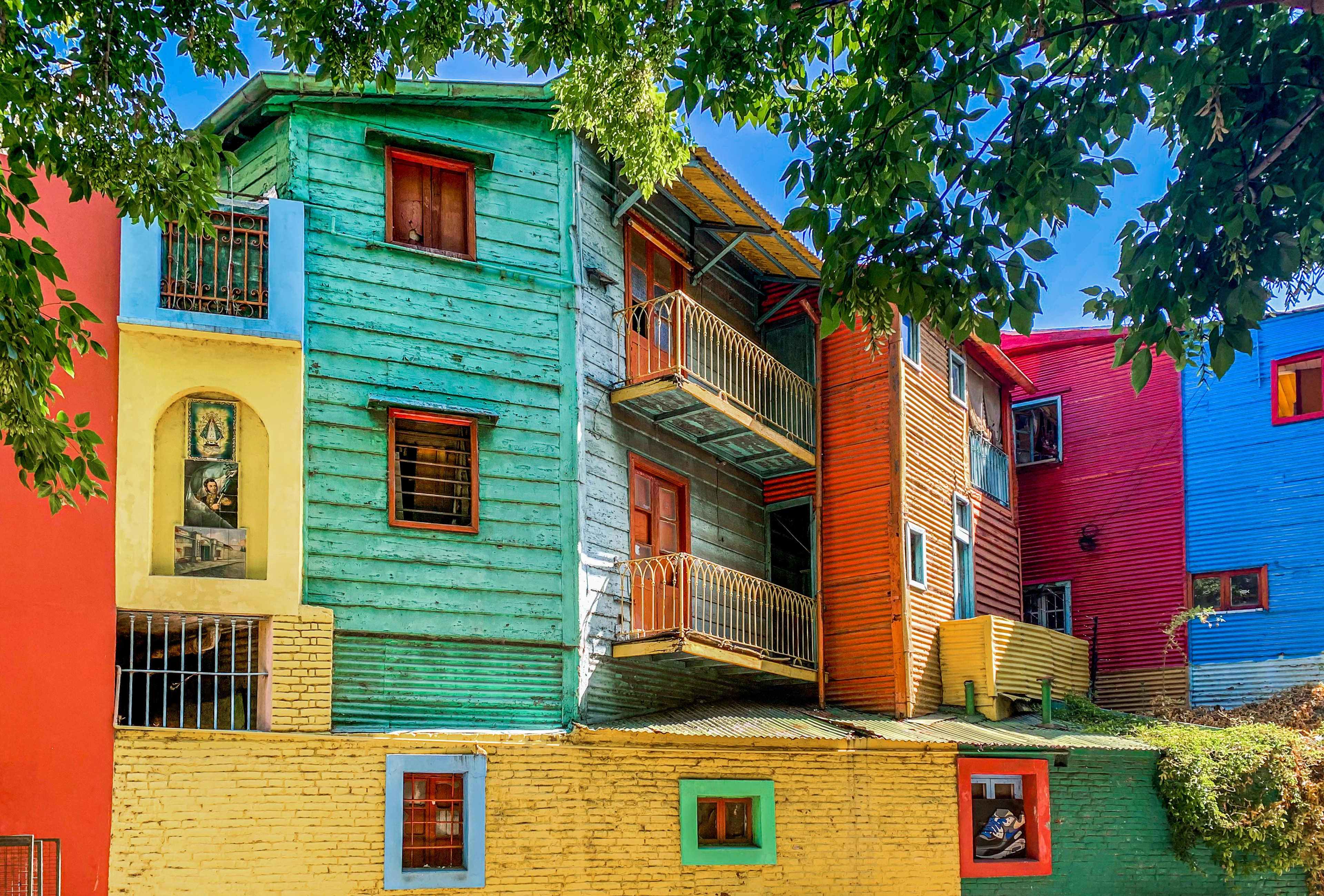 Argentina Buenos Aires Colourful La Boca