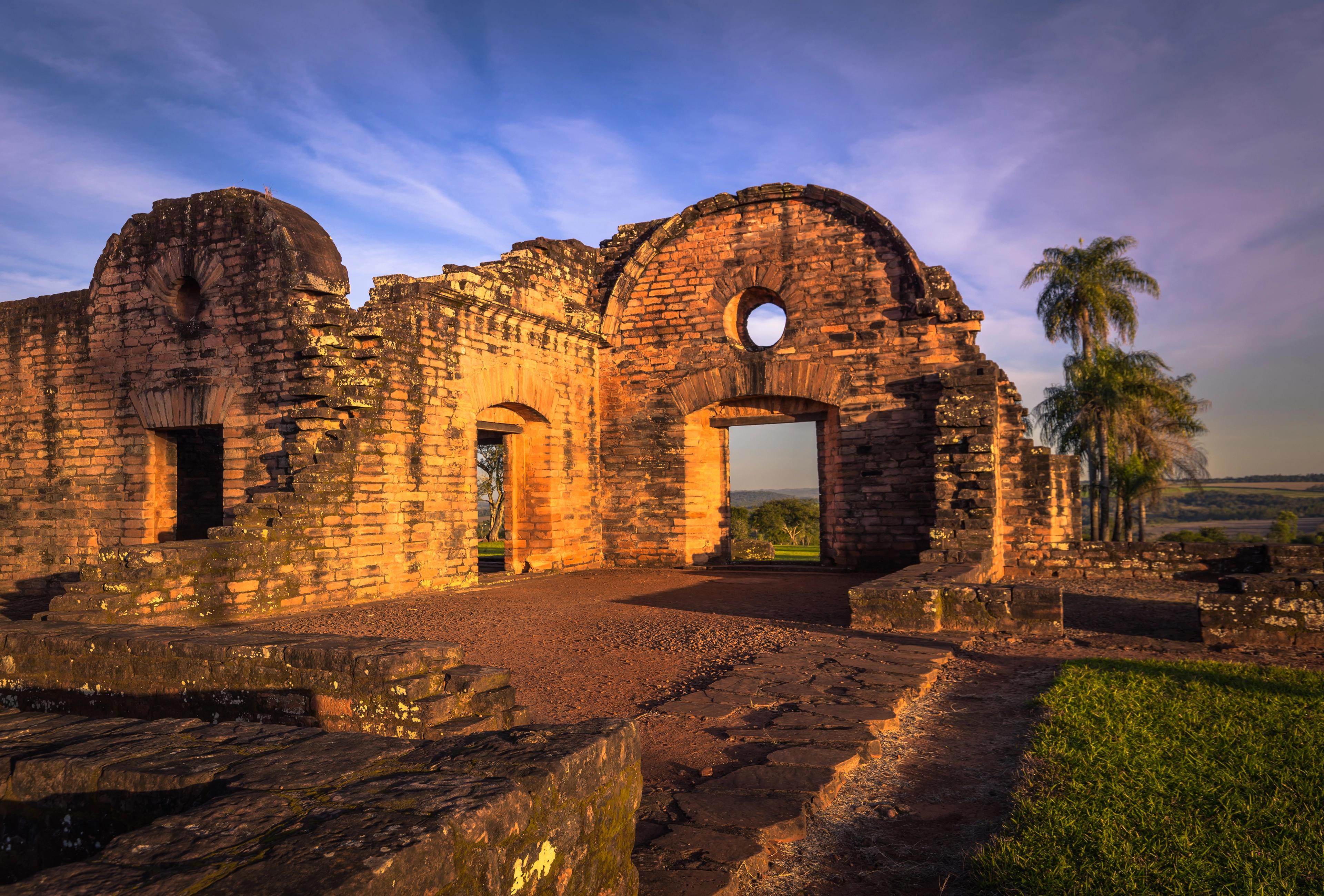 Jesuit ruins of the Mission of Jesus de Tavarangue, Paraguay