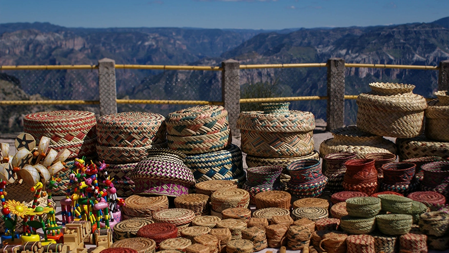 Tarahumara raramuri handicrafts, Copper Canyon