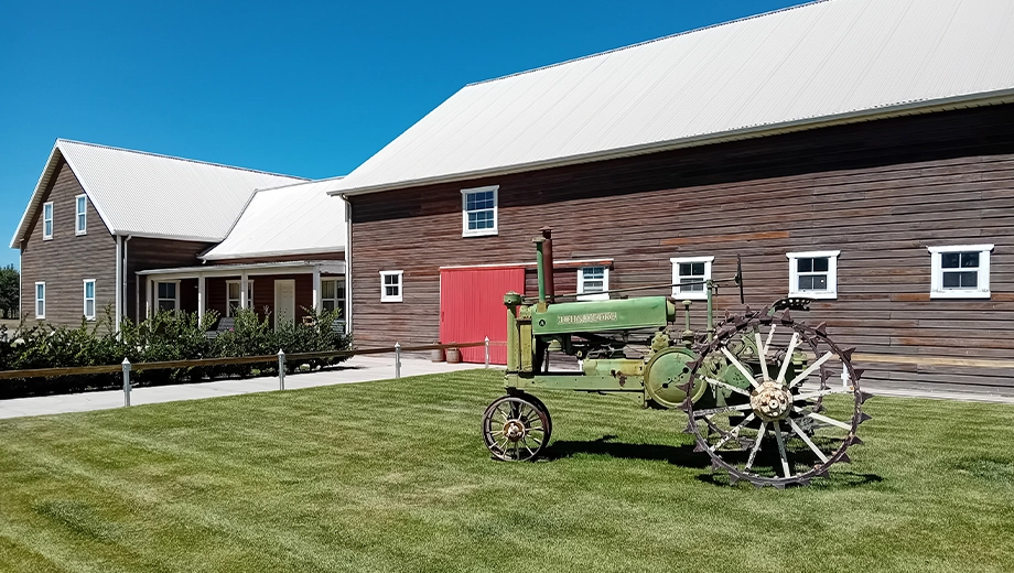 Exterior Mennonite museum in Cuauhtemoc