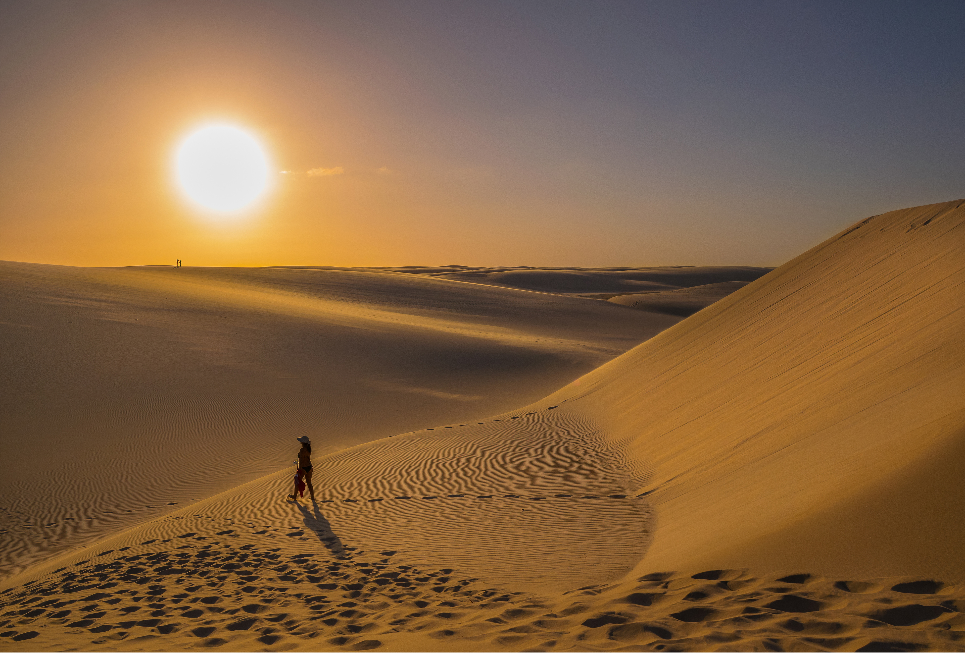 Sunset In Lençois Maranhenses National Park Barreirinhas