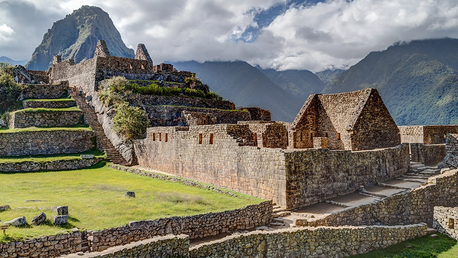 Ruins of old buildings, Machu Picchu