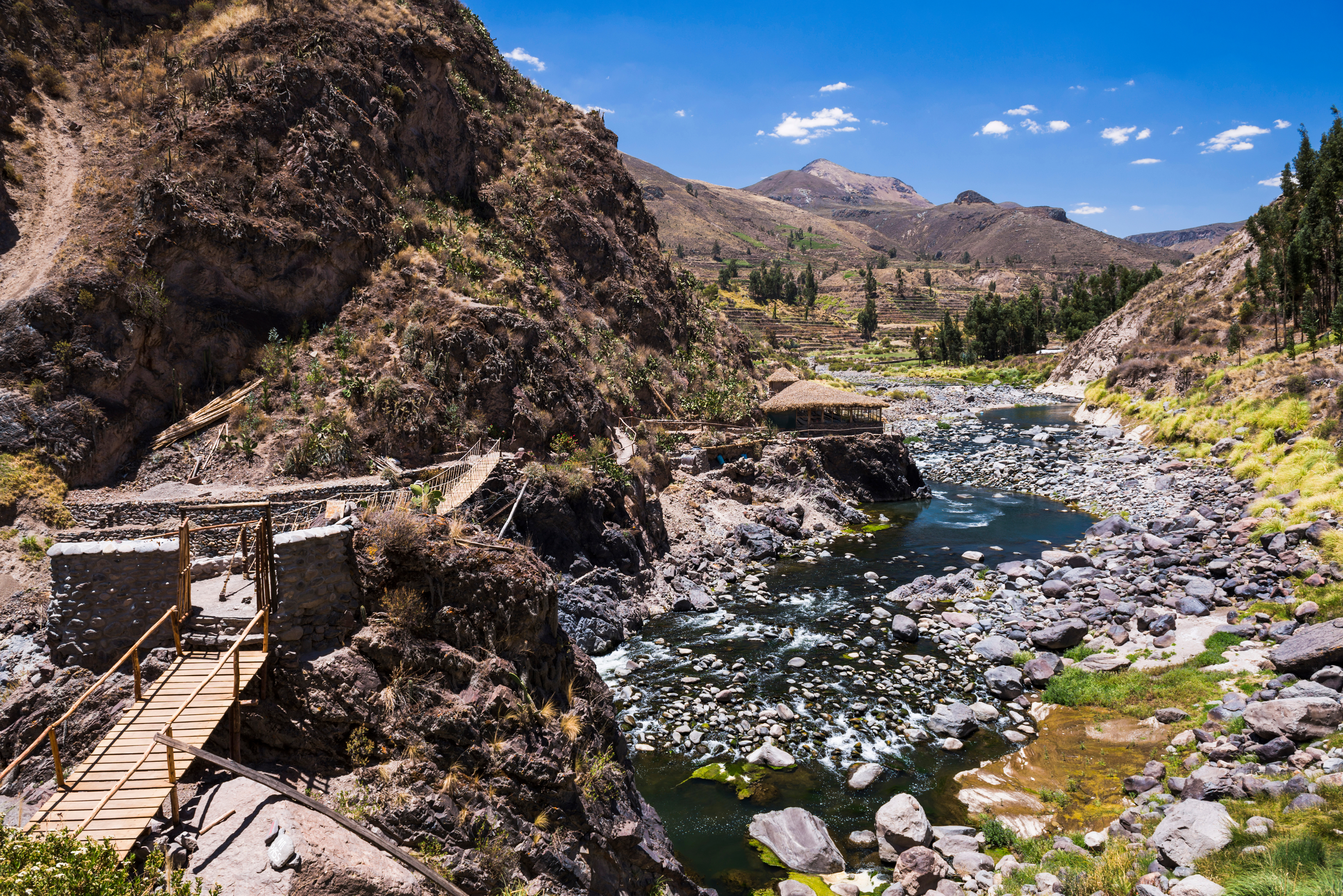 Peru, Colca Canyon, Hot Springs,