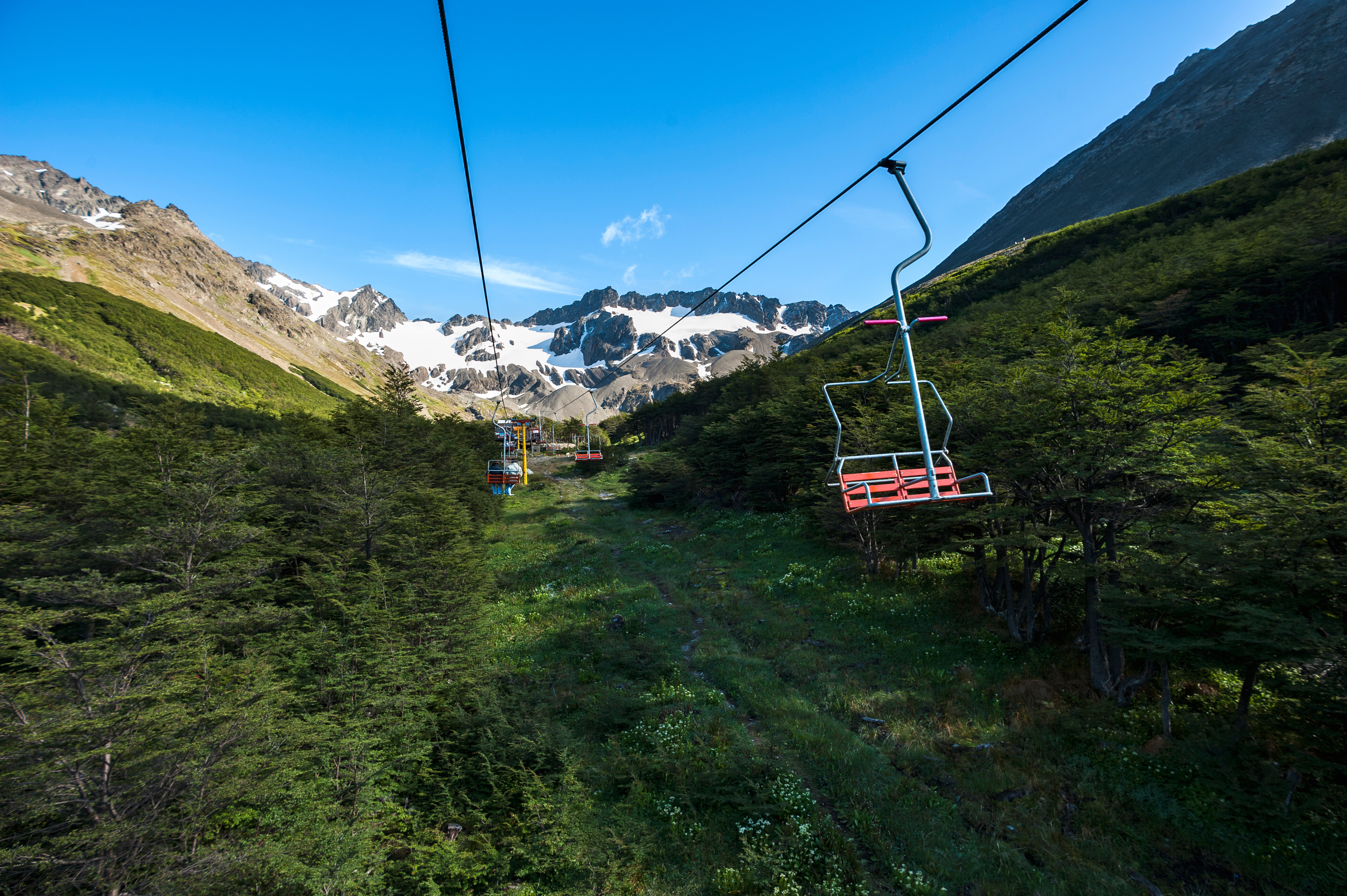 Argentina, Ushuaia, Martial Glacier, Chairlift