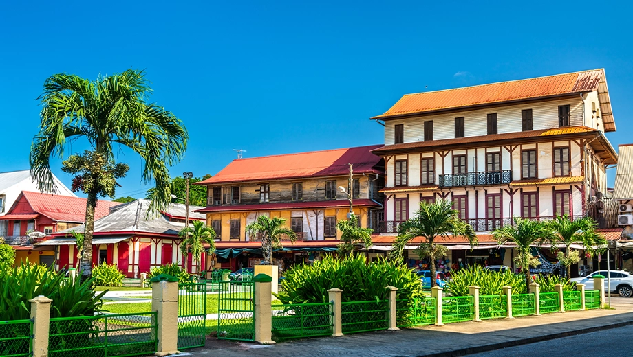 Traditional houses, Cayenne